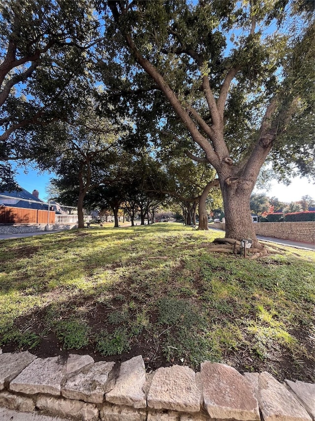 view of yard