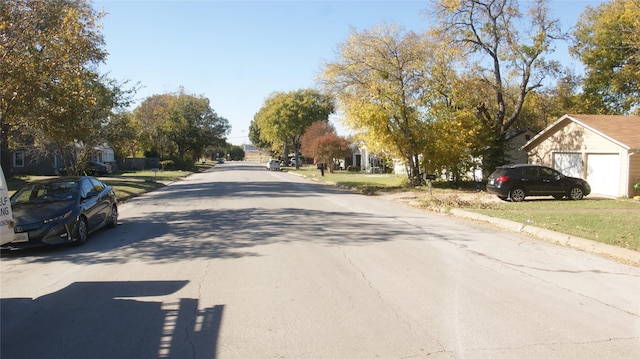 view of road