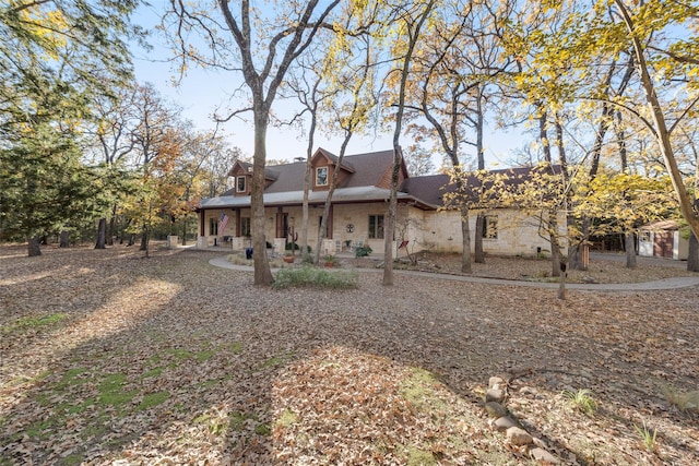 view of back of property