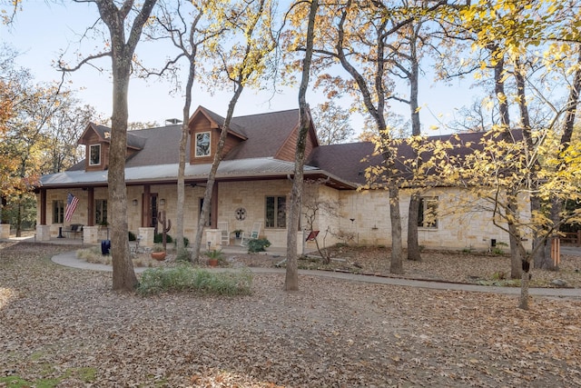 view of front of property