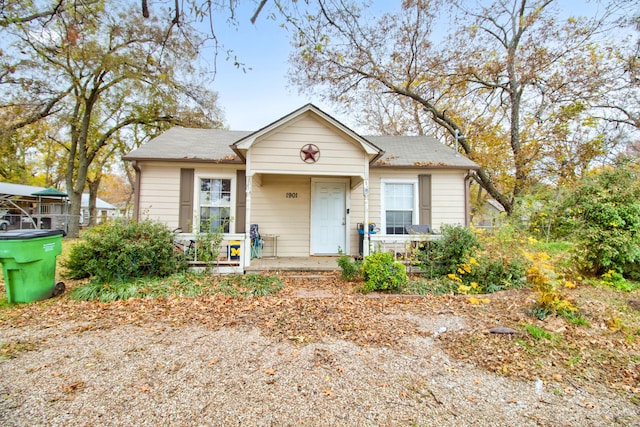 bungalow with covered porch