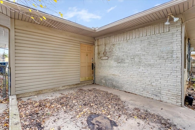 view of entrance to property