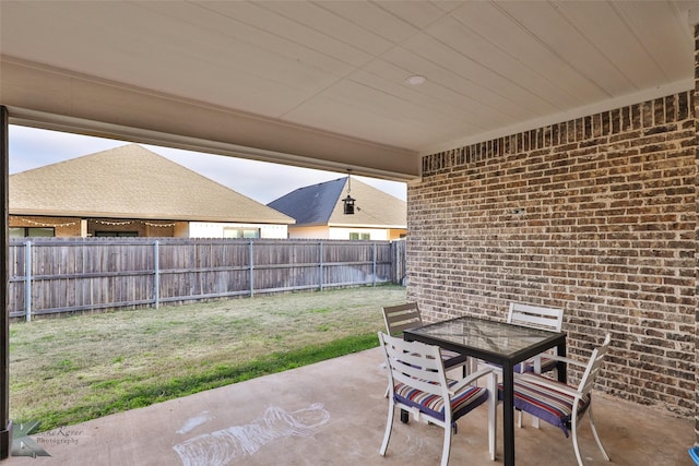 view of patio / terrace