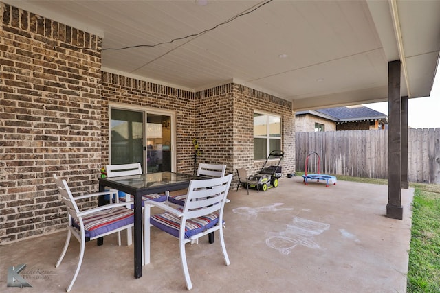 view of patio