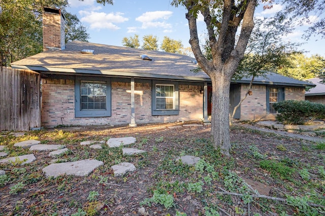 view of ranch-style home