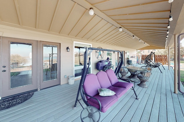 view of deck