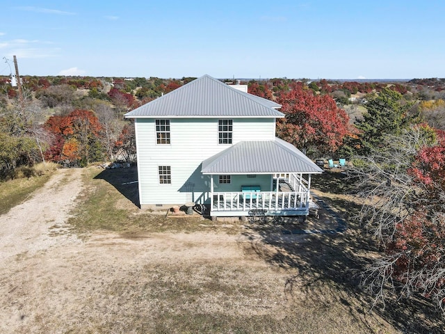 view of back of property