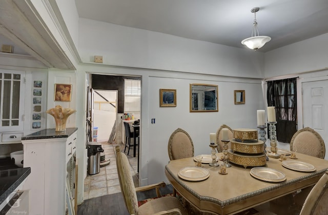 dining area featuring light hardwood / wood-style flooring