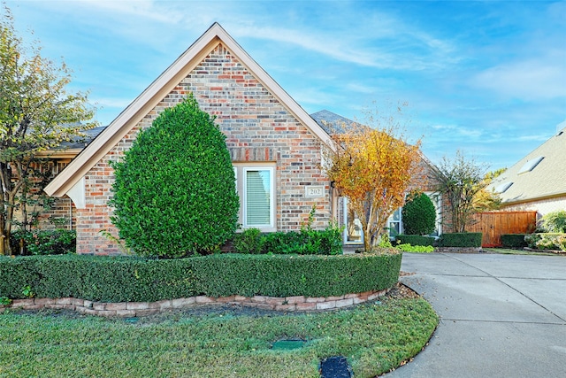 view of front of home