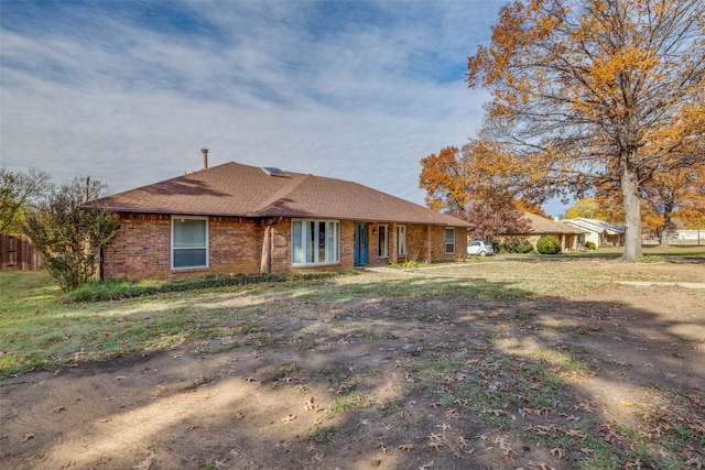 view of ranch-style house