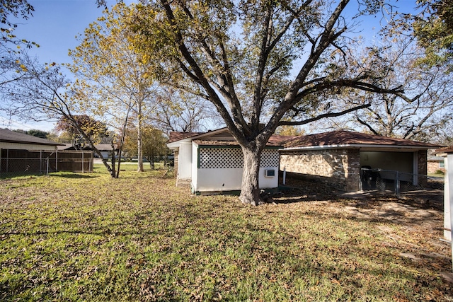 view of yard