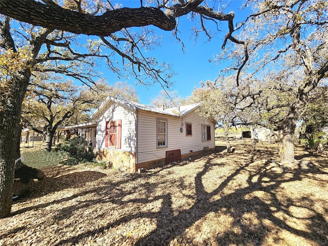 view of back of property