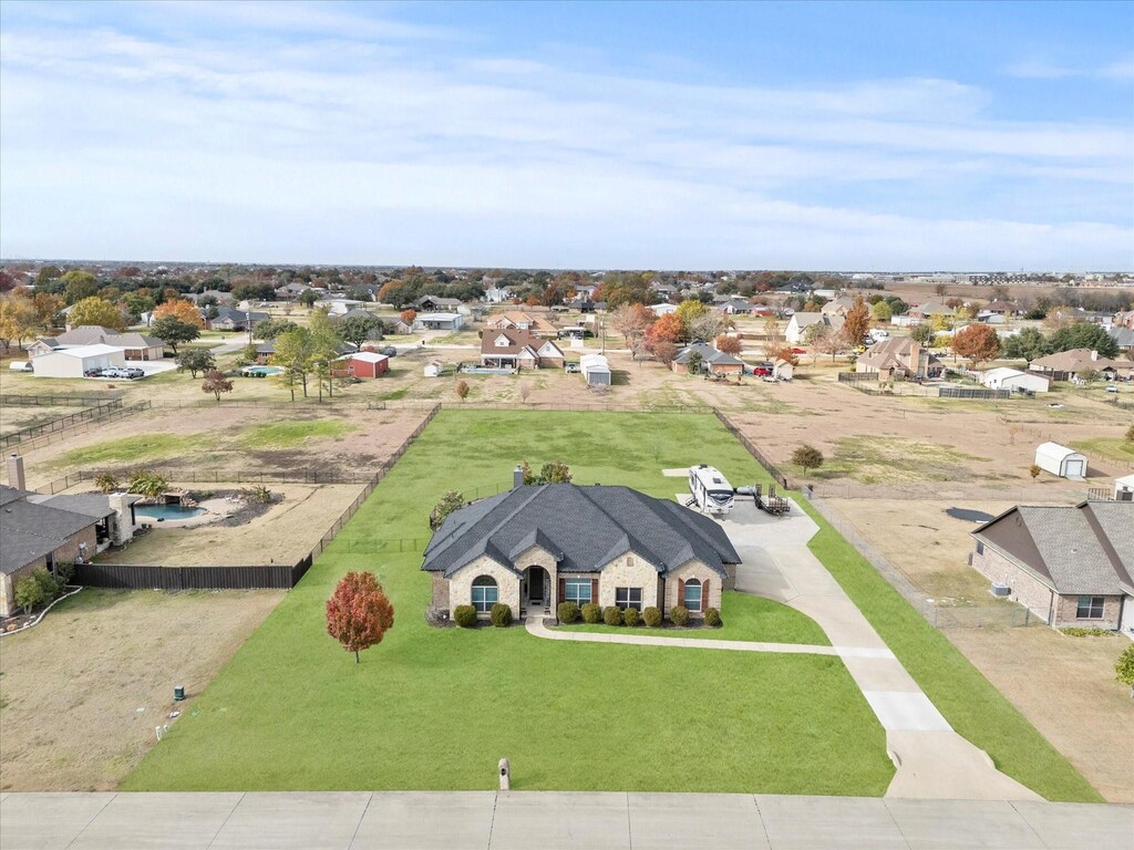 10267 Greyson Dr, Forney, TX 75126 - drone / aerial view with a residential view