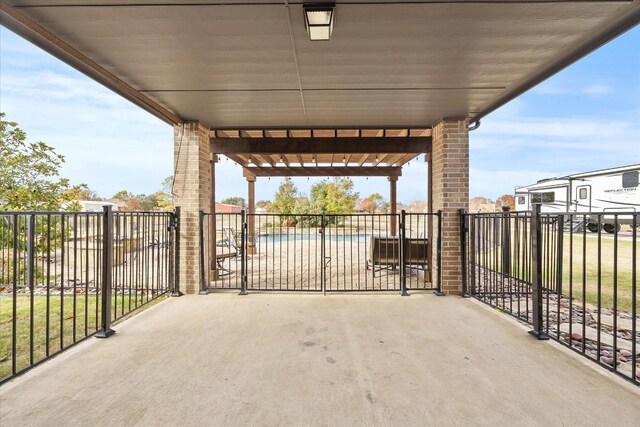 view of patio