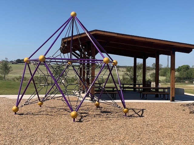 view of jungle gym