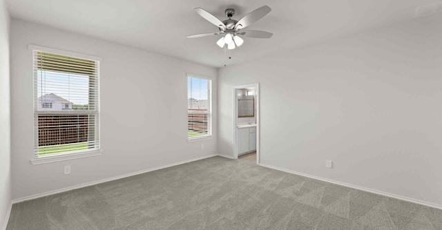 1812 Osage, Mesquite, TX 75149 - spare room with carpet and a ceiling fan