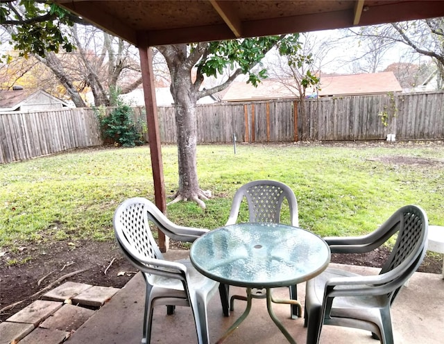 view of patio