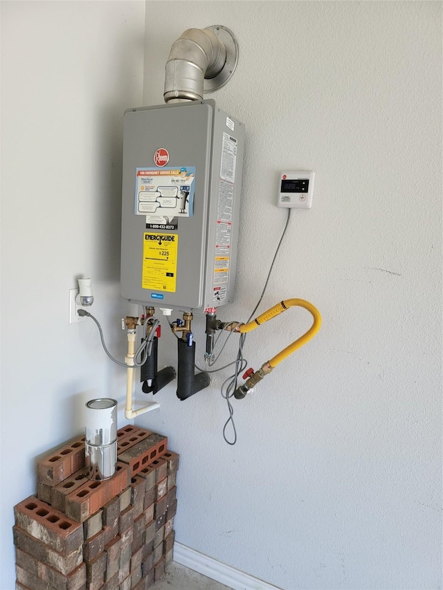 utilities with water heater