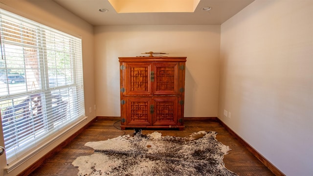 interior space featuring hardwood / wood-style flooring