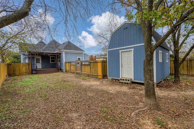 view of back of property