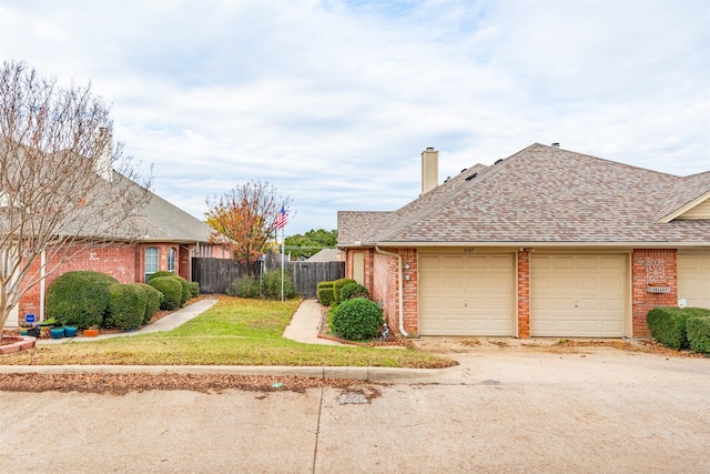 view of property exterior featuring a garage