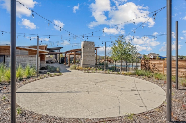 exterior space featuring a patio