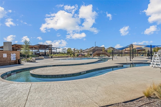 view of pool