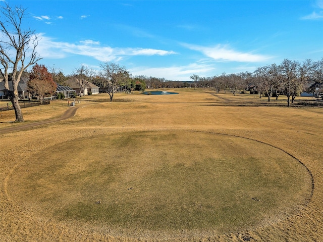 view of community with a yard