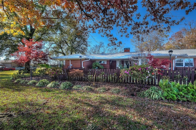 view of rear view of property