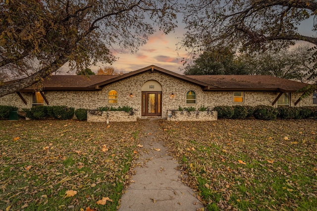 view of ranch-style home