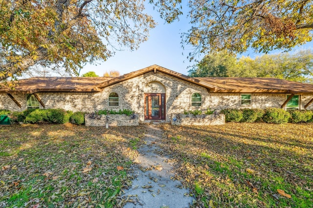 view of ranch-style house