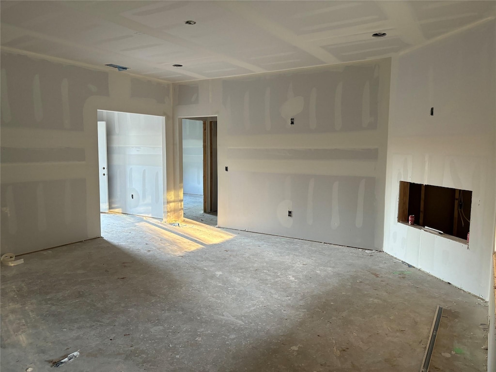 view of unfurnished living room