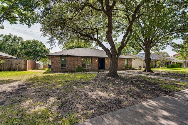 view of ranch-style house