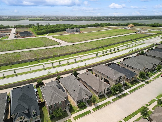 2133 Miramar Dr, Little Elm, TX 75068 - aerial perspective of suburban area with a large body of water