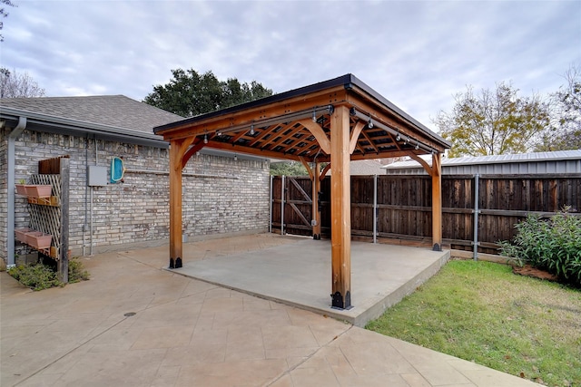 view of patio