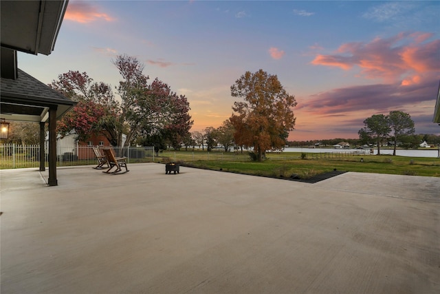 view of home's community featuring a patio