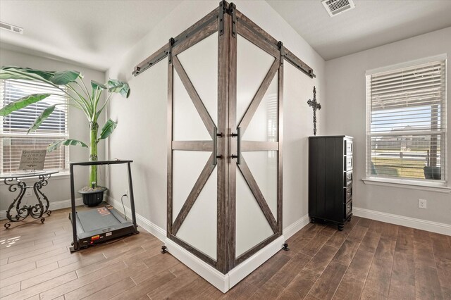 view of outdoor structure featuring french doors