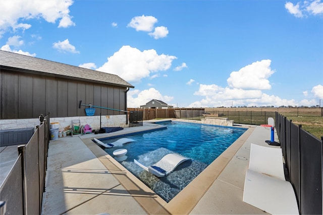 353 Willow Moon Ranch Rd, Crawford, TX 76638 - view of pool with a fenced backyard and a patio