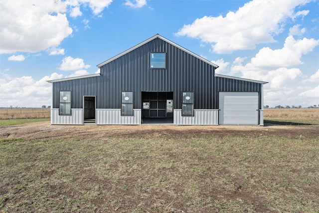 353 Willow Moon Ranch Rd, Crawford, TX 76638 - view of pole building featuring a lawn