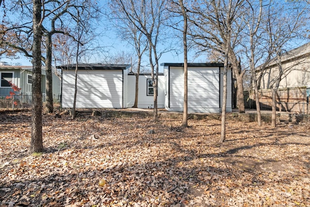 view of rear view of property