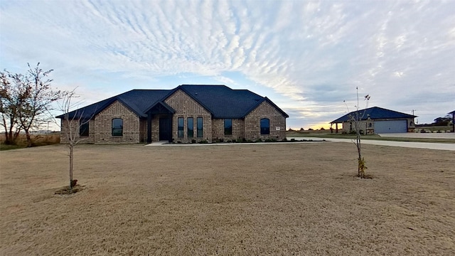 view of french country style house