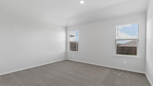 unfurnished room featuring carpet flooring