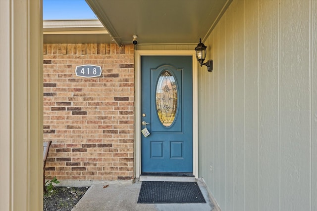 view of property entrance