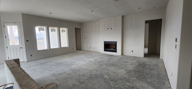 view of unfurnished living room