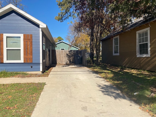 view of side of property