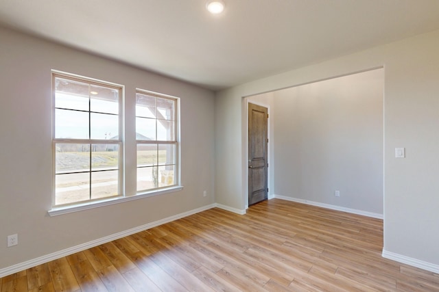 5000 Greenbrook Rd, Denton, TX 76226 - empty room featuring baseboards and light wood-style floors