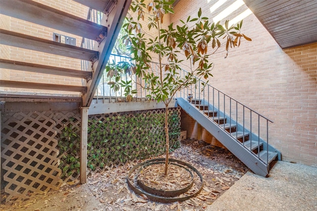 view of staircase