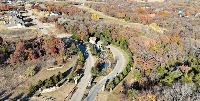 4509 Montalcino Blvd, Flower Mound, TX 75022 - aerial view of property's location featuring a forest