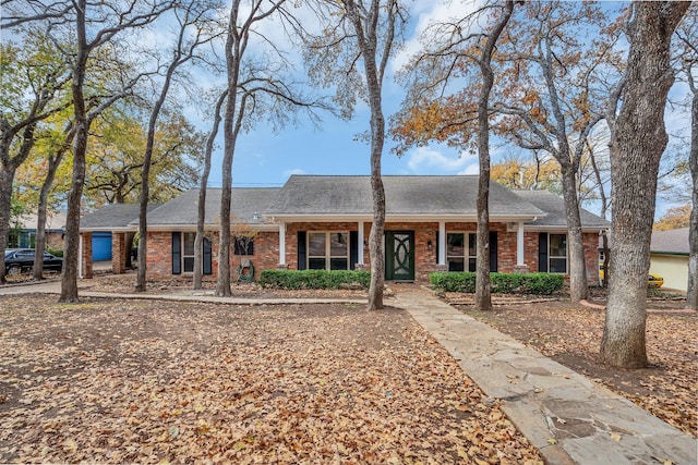 view of ranch-style house