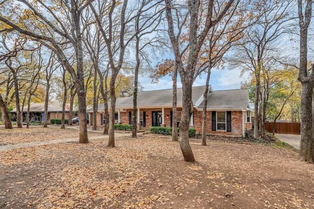 view of ranch-style home